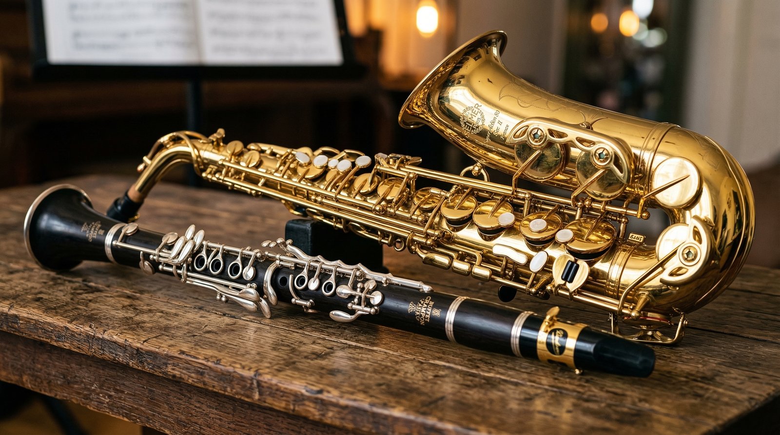 נגינה בקלרינט וסקסופון